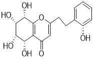 5α，6β，7β，8α-tetrahydroxy-2-[2-(2-hydroxyphenyl)ethyl]5,6,7,8-tetrahydrochromone